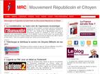 Site du Mouvement Républicain et Citoyen