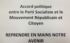 Accord politique entre le MRC et le PS